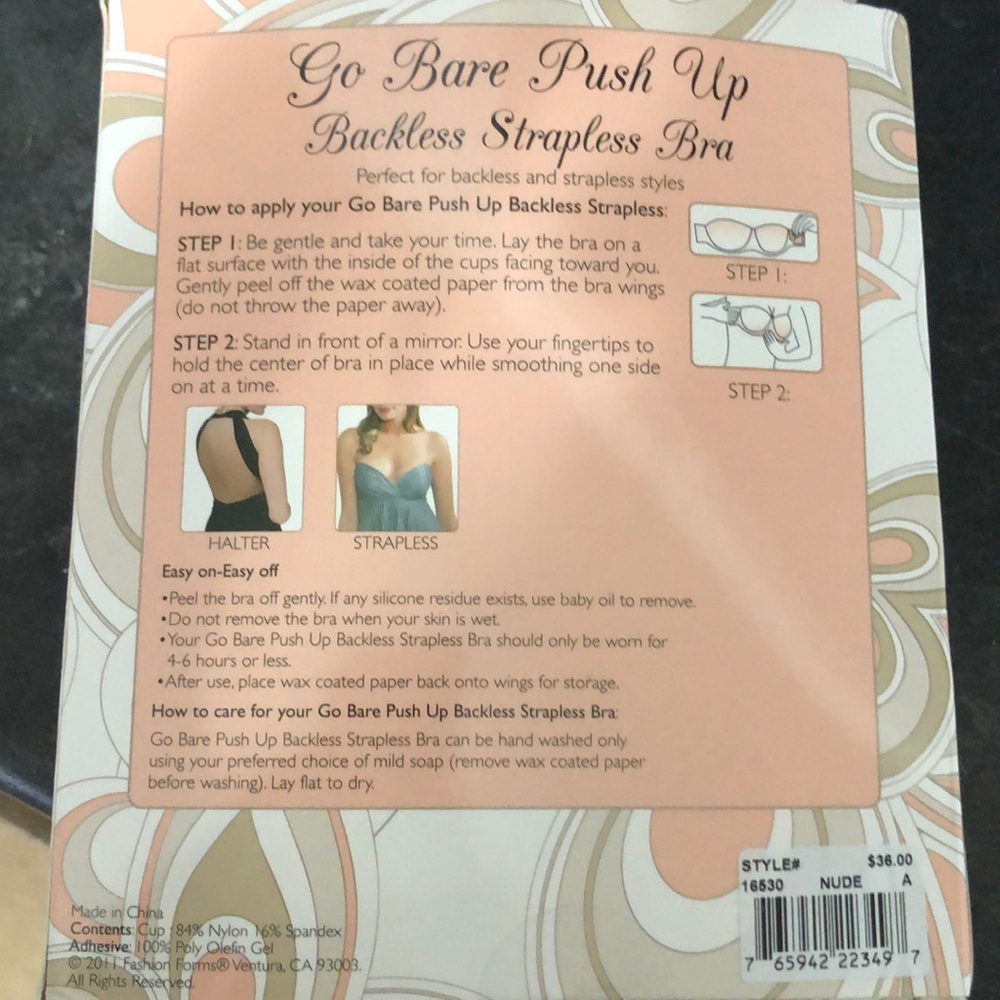 Backless strapless bra - Picture 4 of 4